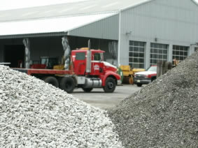 Turf delivers landscaping materials