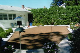 Ground prepped, ready for turf