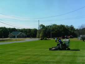 Turf performs grass mowing & turf care for all types of commercial property