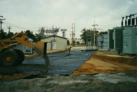 Transport and moving of landscaping material